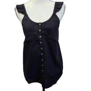 NWT Chaser Black Sleeveless Cross Back Tank Medium